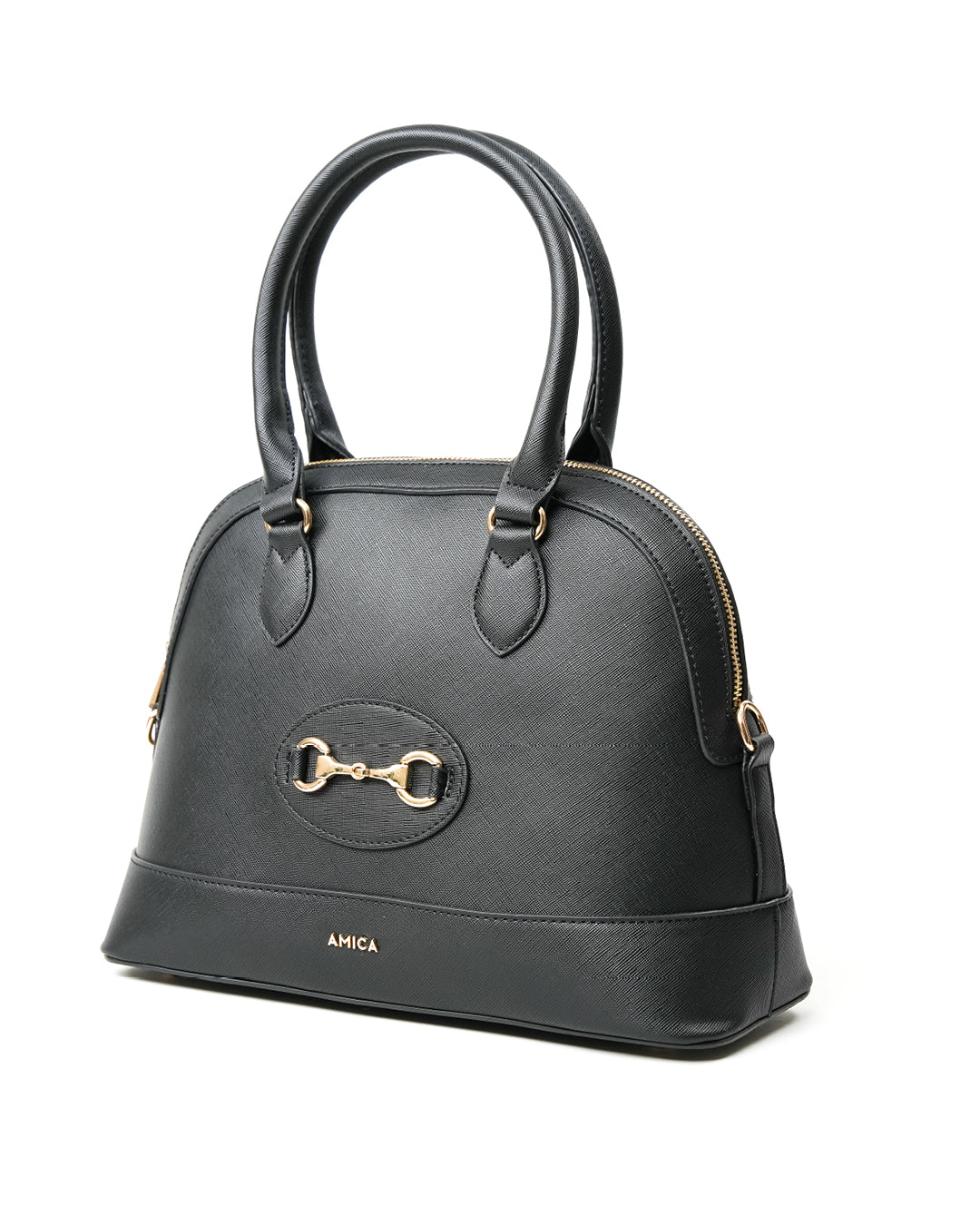 AMICA Evita Black Ladies Handbag