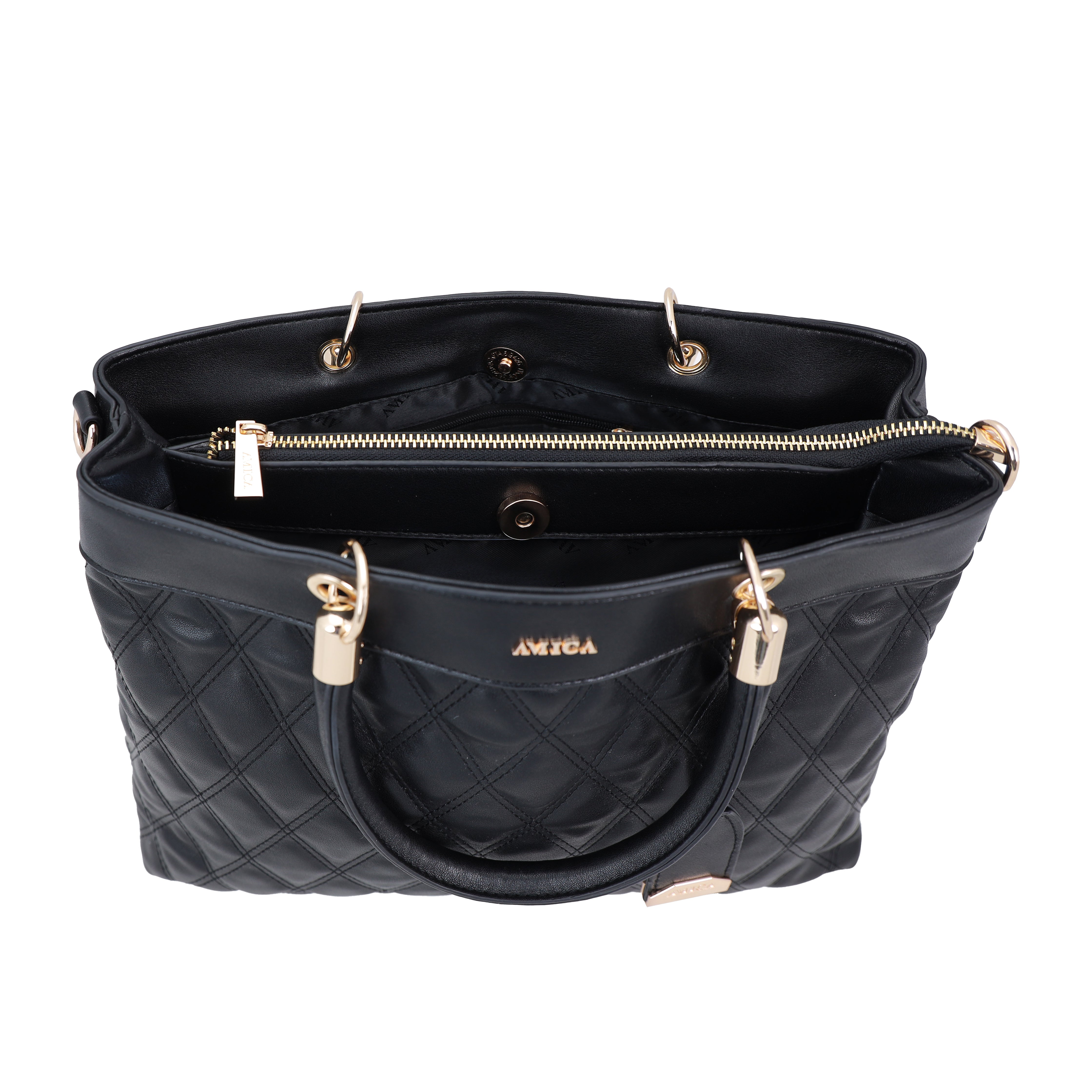 AMICA Belinda Black Ladies Handbag