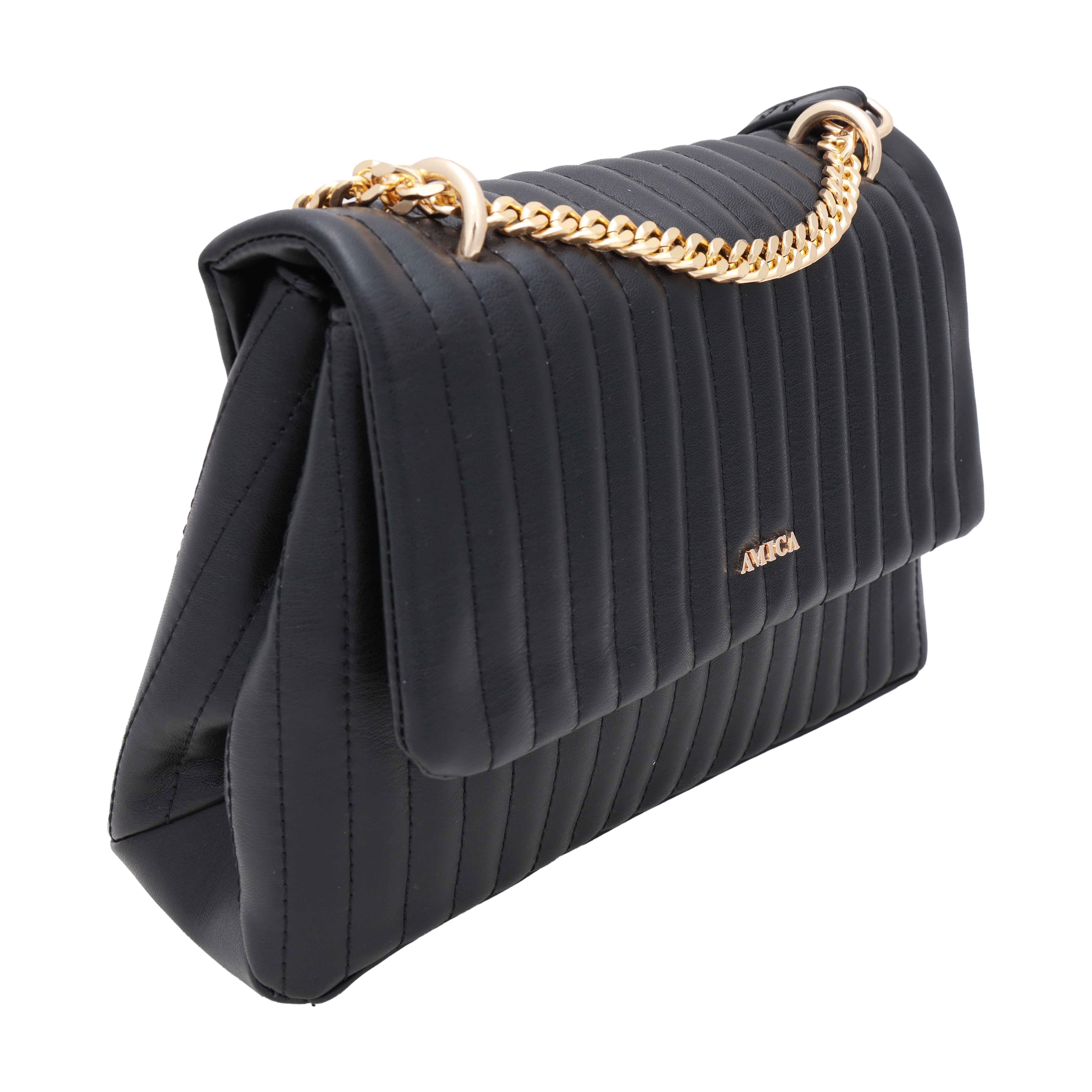 Amica Celia Black Crossbody Bag