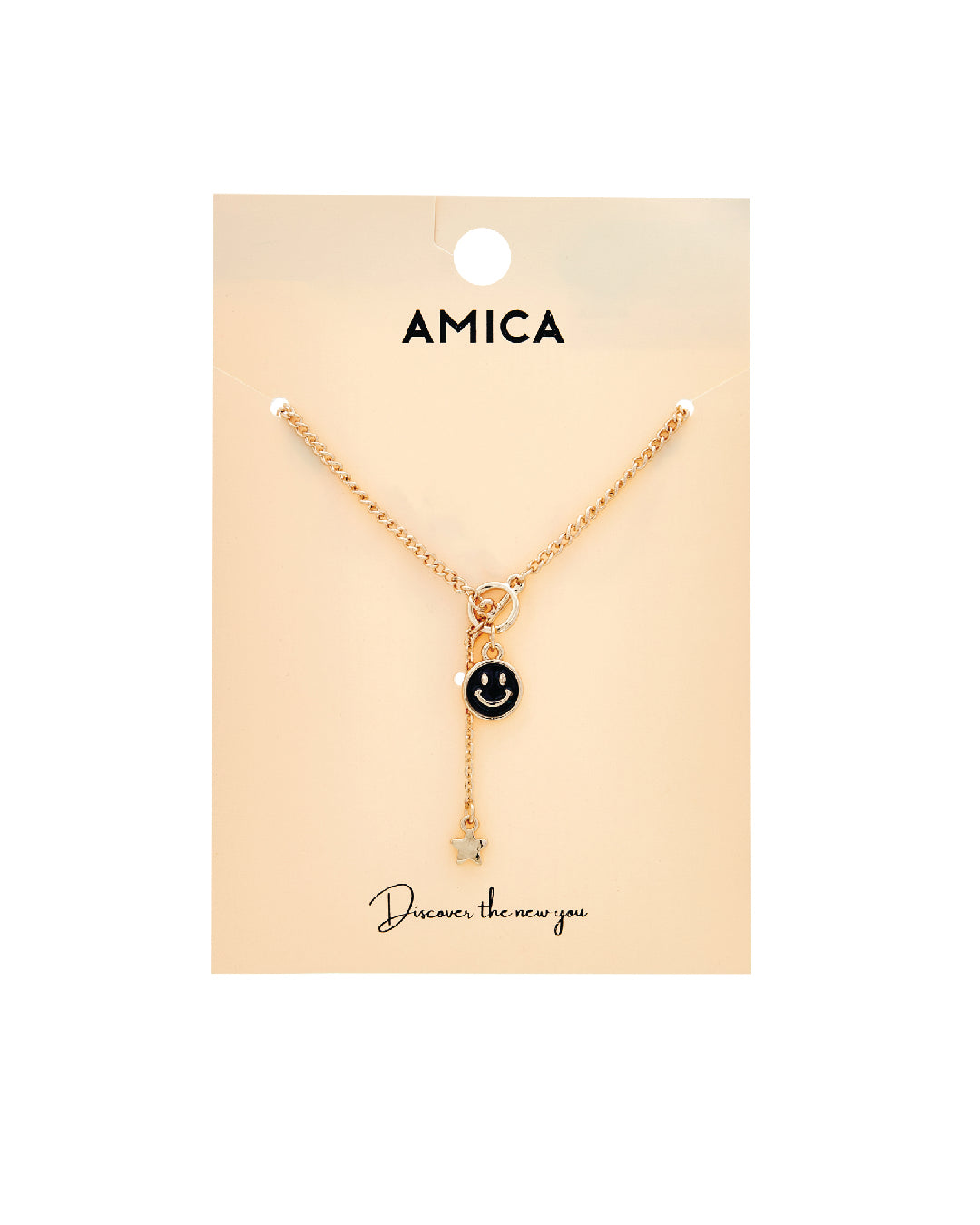 Amica Light Gold Metallic Gold-Plated chain