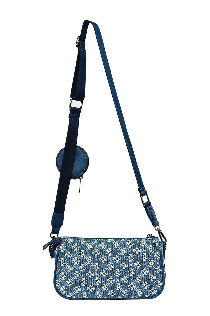 Amica Giovanna Denim Blue Crossbody Bag