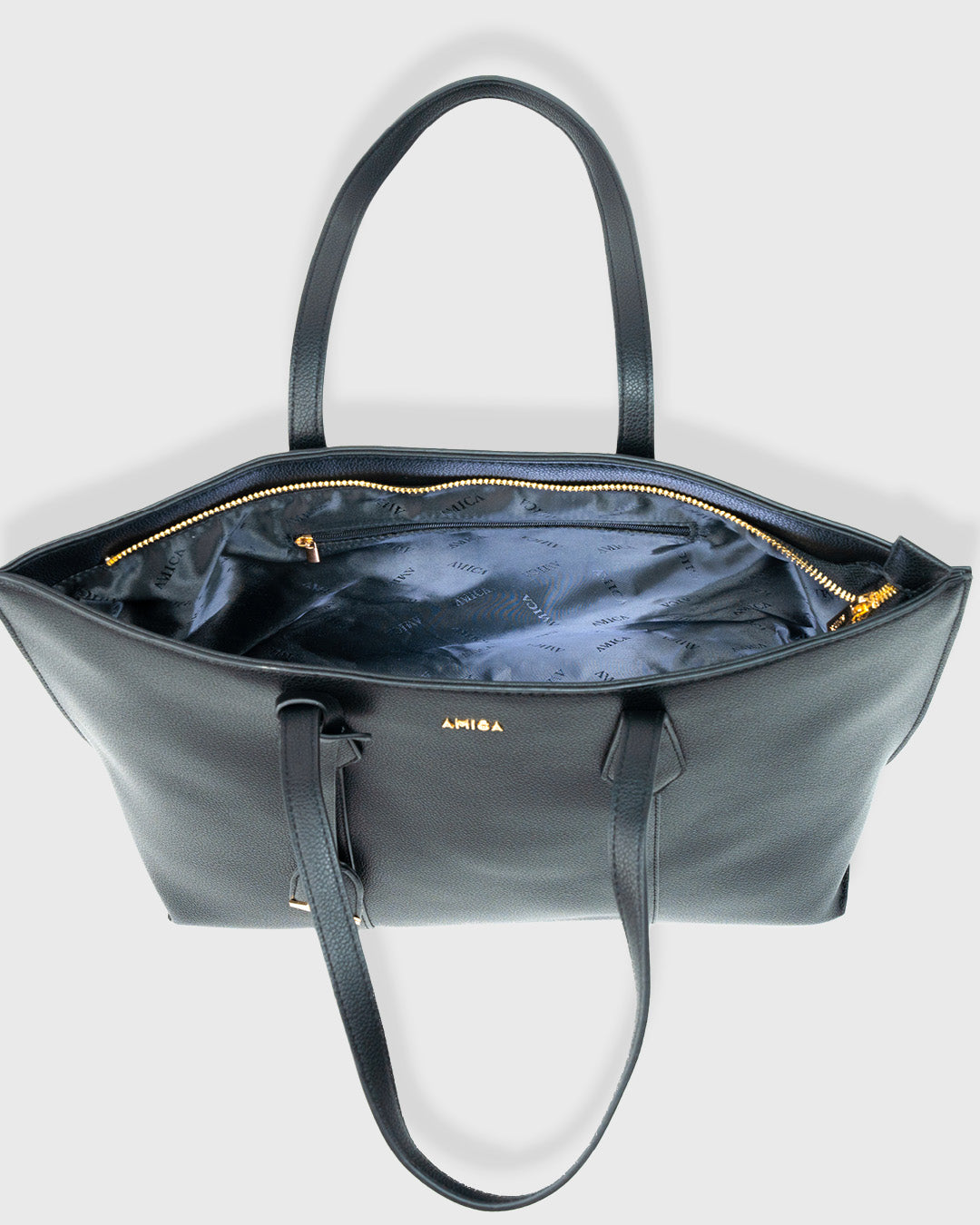 Amica Marcia Black Tote Bag