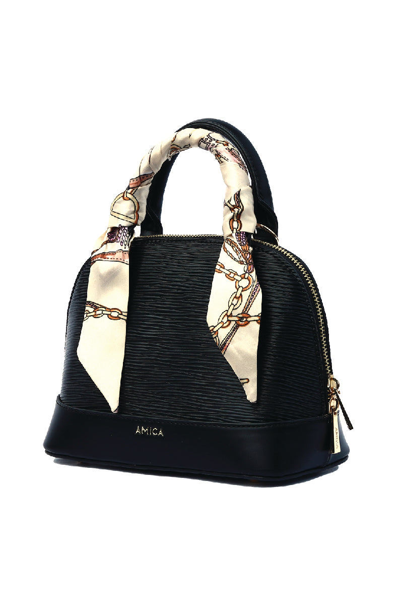 Amica Carla Black Ladies Mini Bag