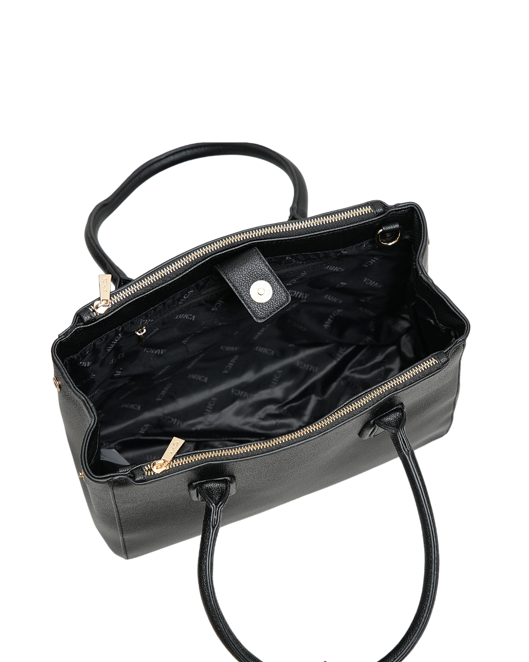 AMICA Ligia Black Ladies Handbag