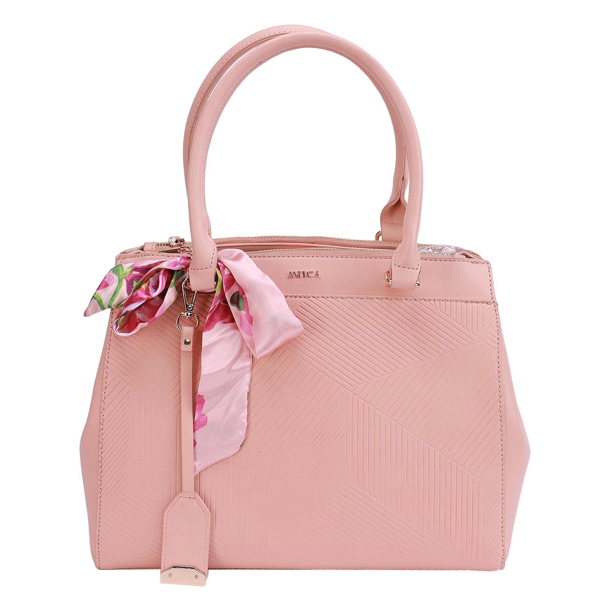 AMICA Belkis Peach Ladies Handbag