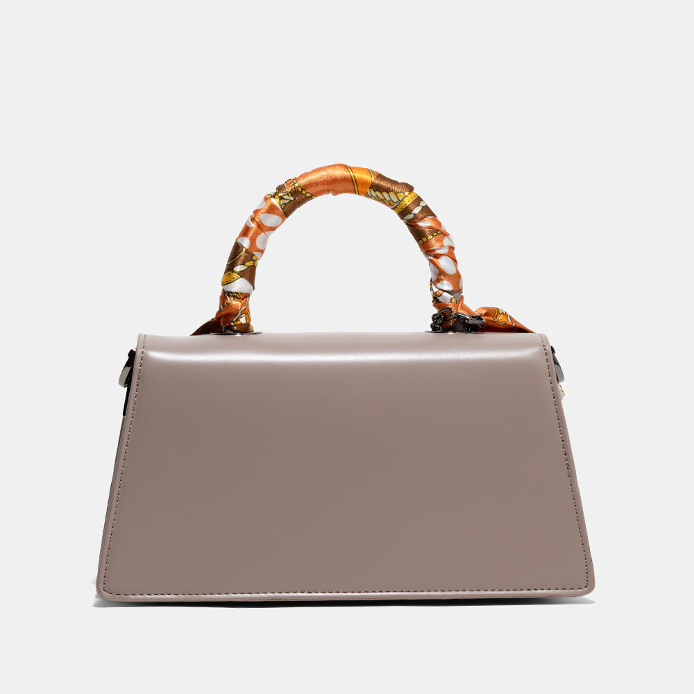 AMICA Noemi Ladies Leather Mini Crossbody Handbag - Ombre Brown