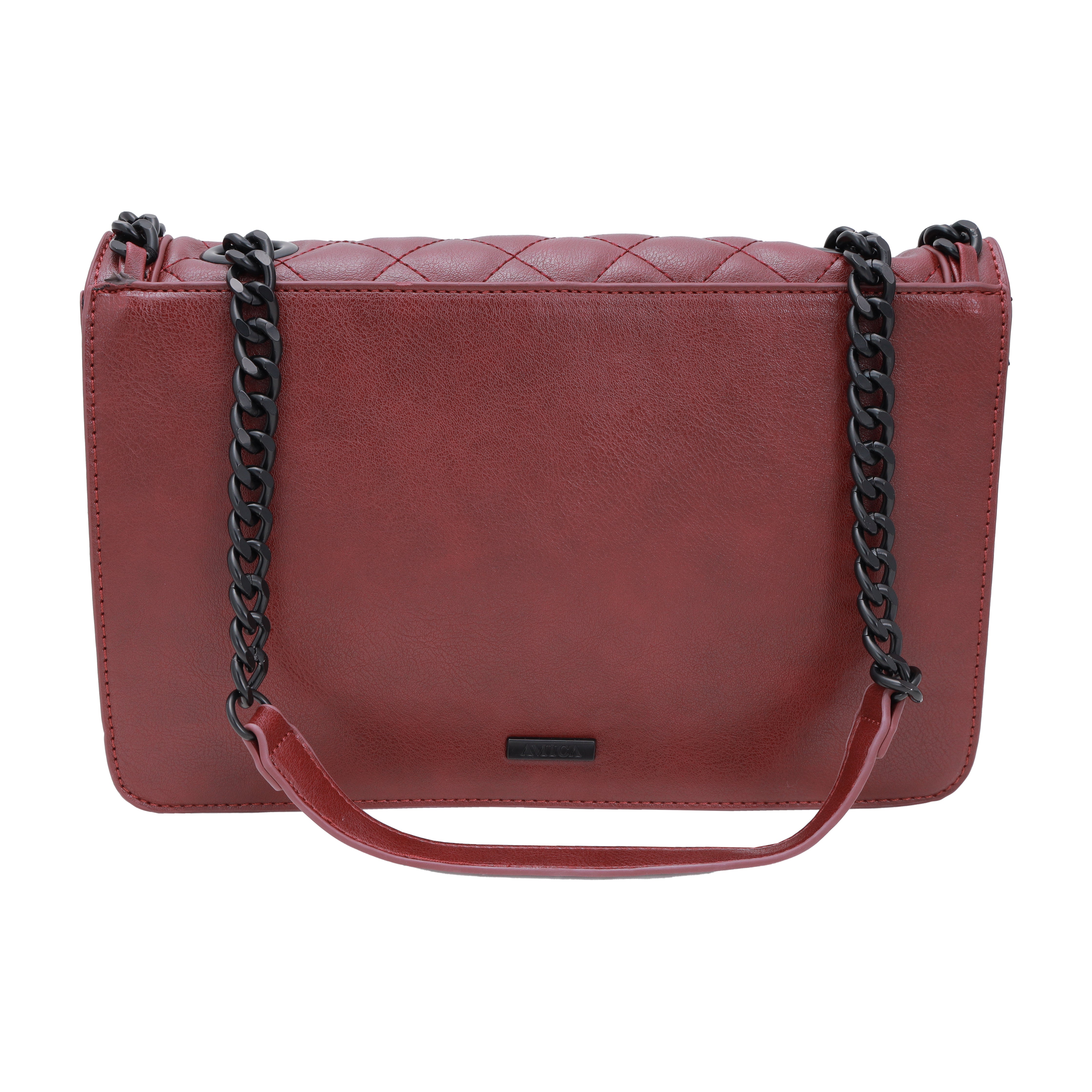 Amica Victoria Wine-Red Crossbody Bag