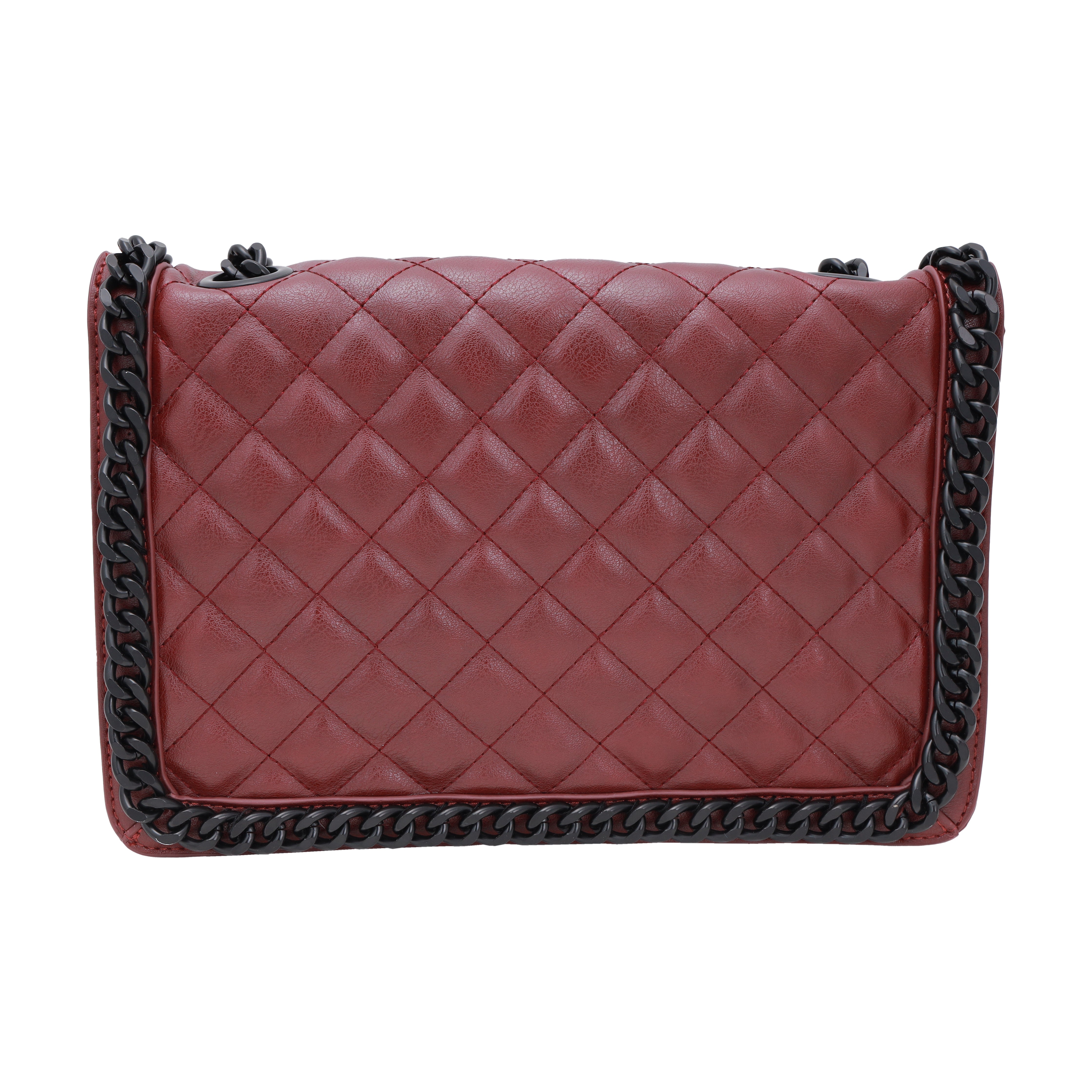 Amica Victoria Wine-Red Crossbody Bag