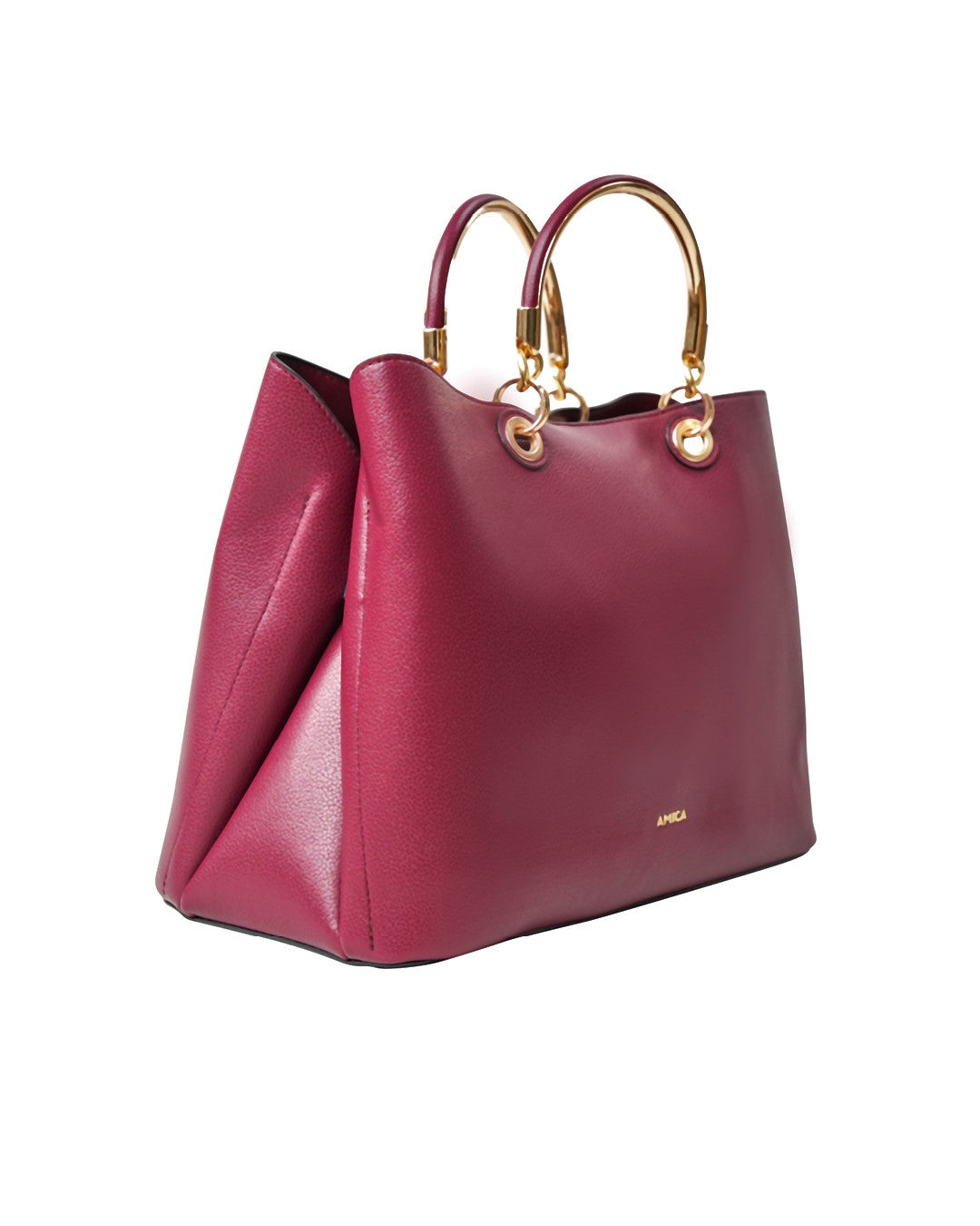 AMICA Emilia Plum Red Ladies Handbag