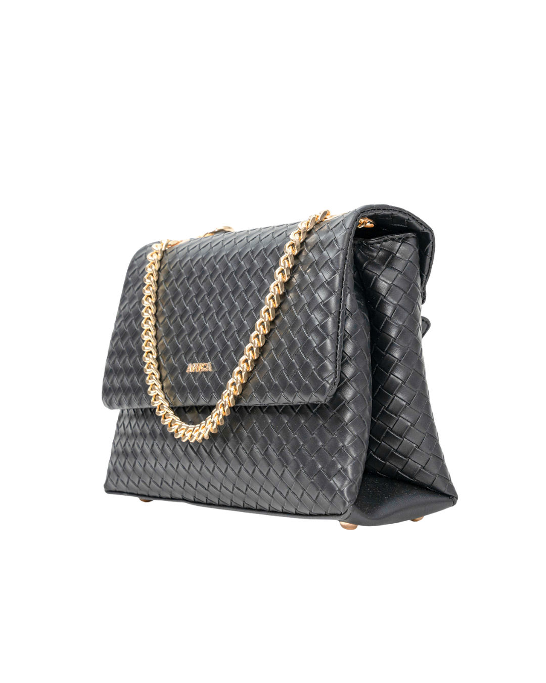 Amica Kelly Black Crossbody Bag