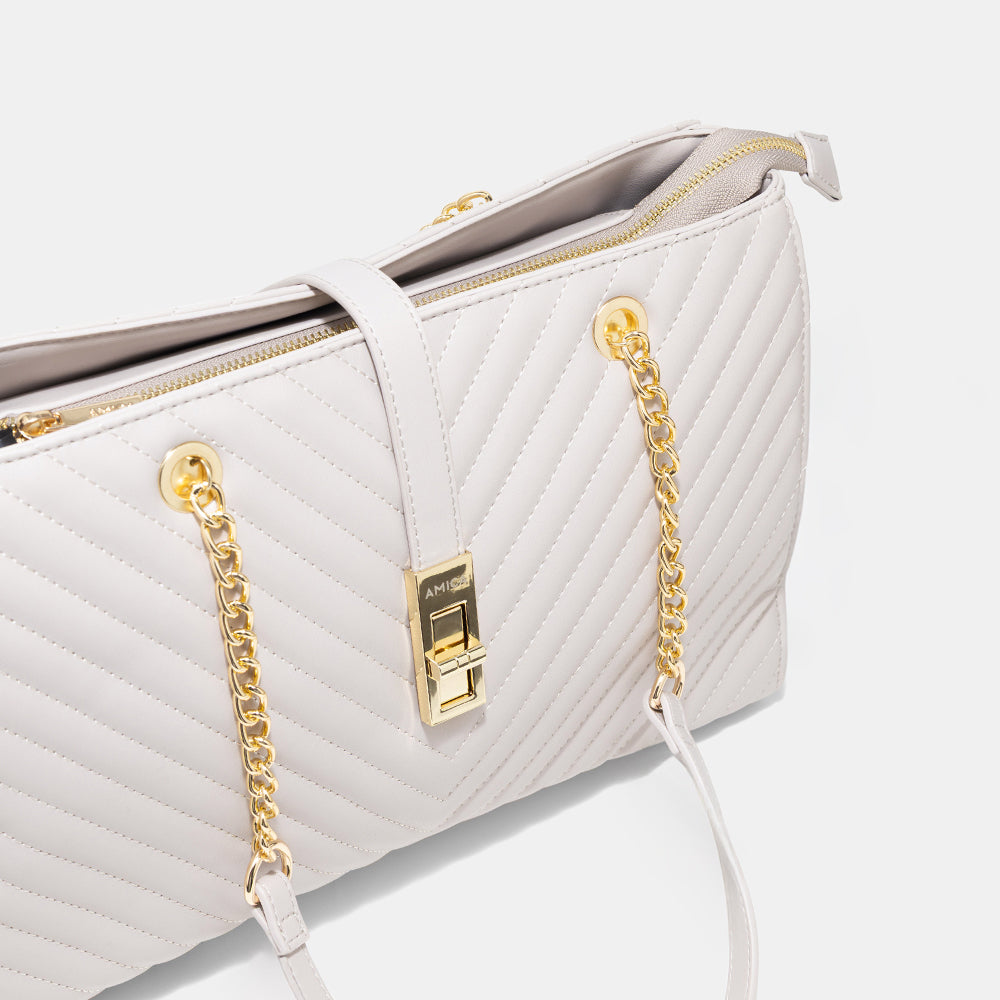 Amica Dulce Handbag - Stone
