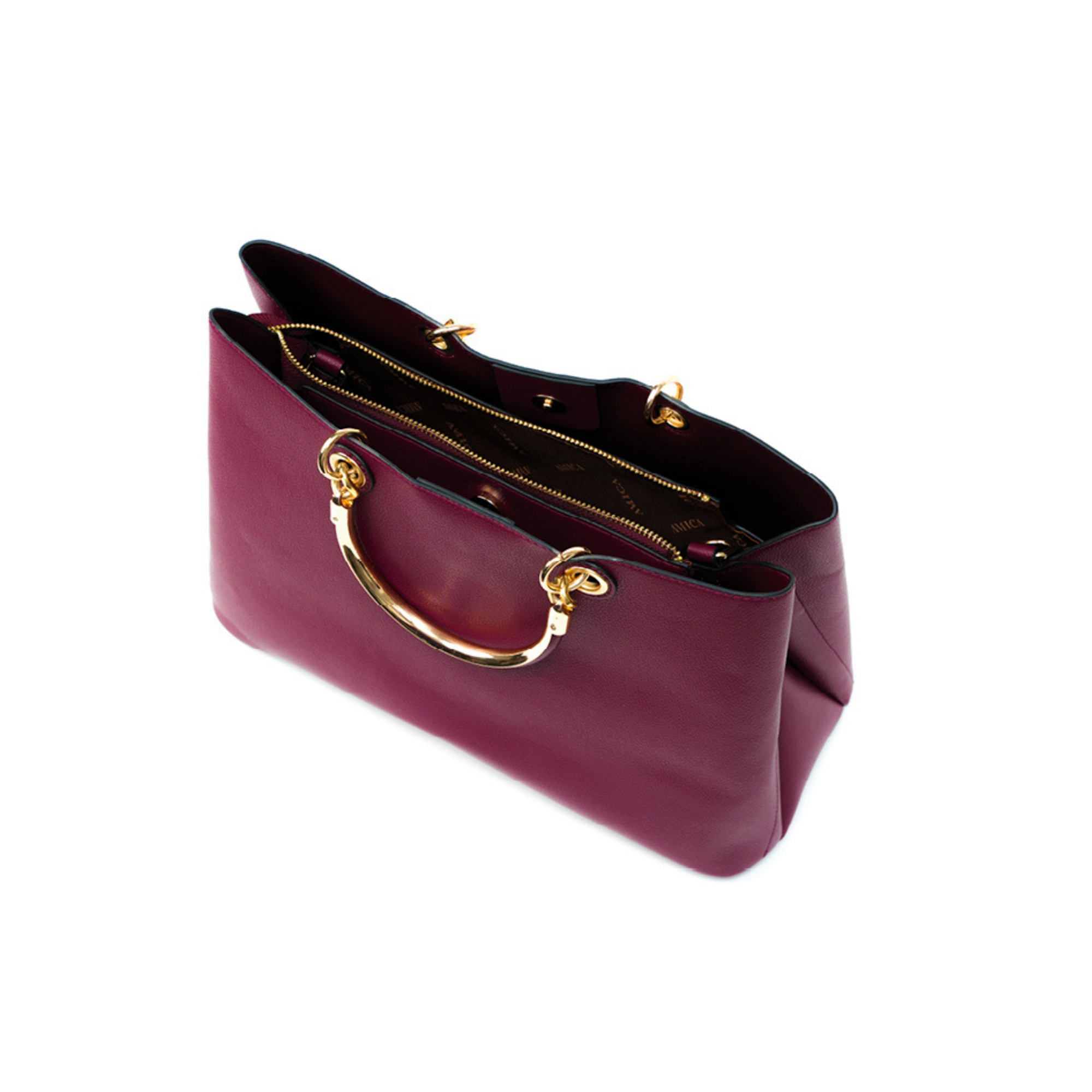 AMICA Emilia Plum Red Ladies Handbag