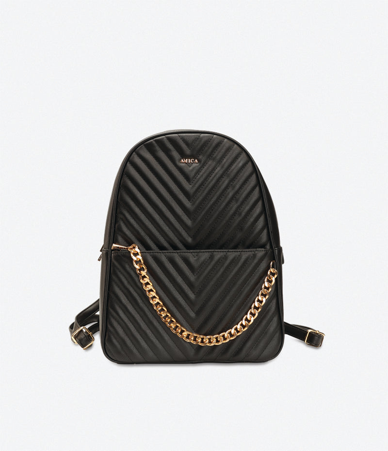 Amica Reina Black BackPacks