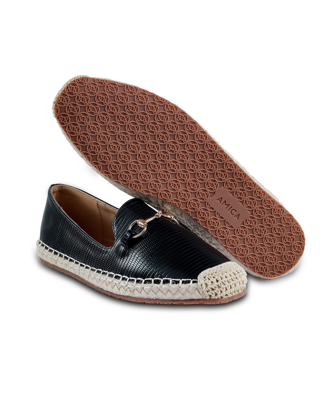 Amica Stella Black Espadrilles