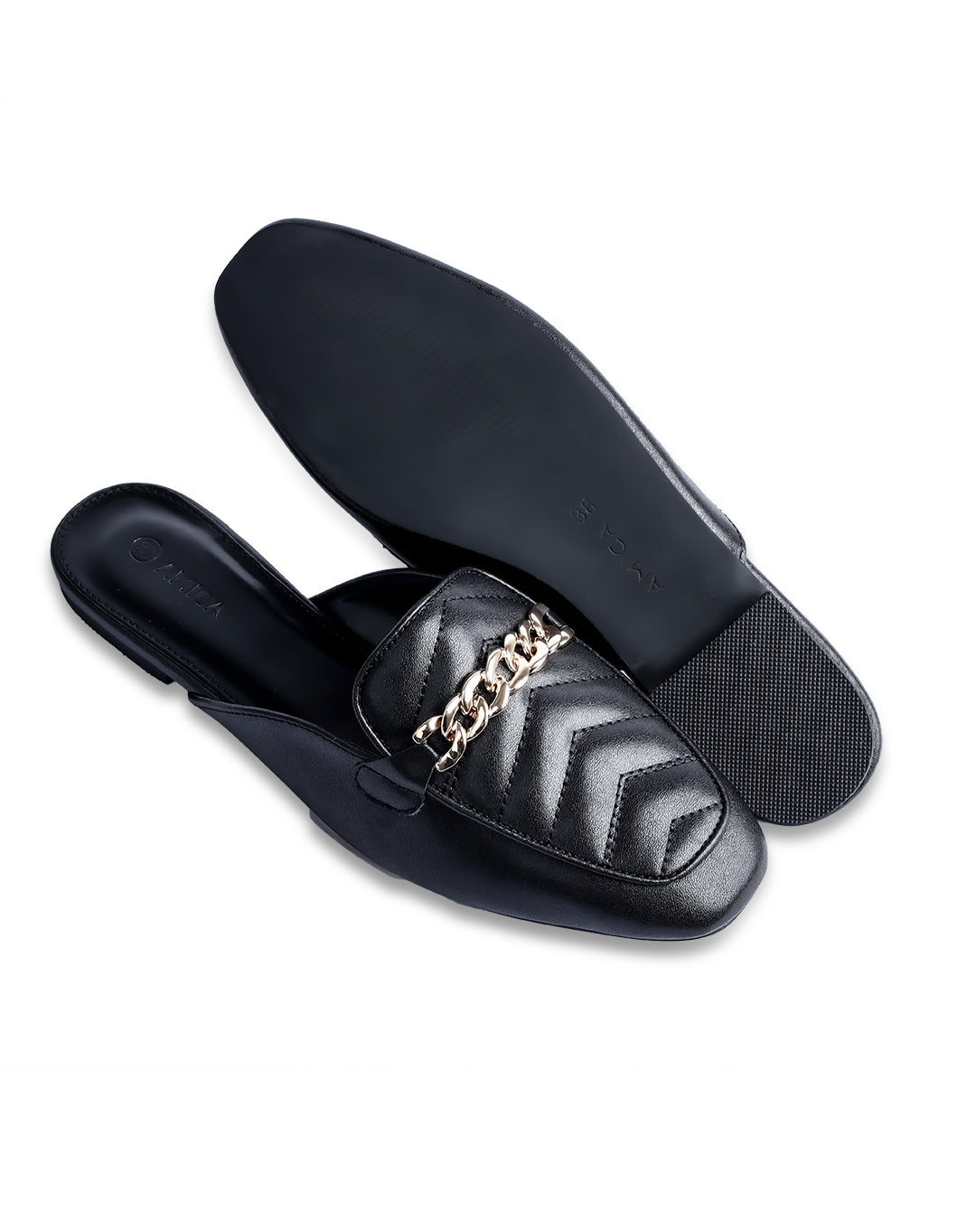 Amica Bella Black Mules