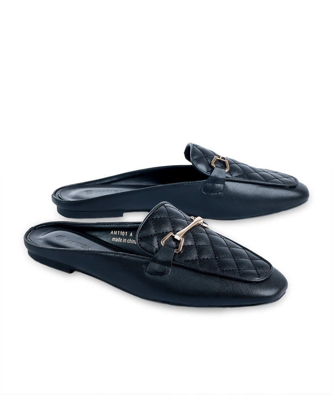 Amica Black Mules