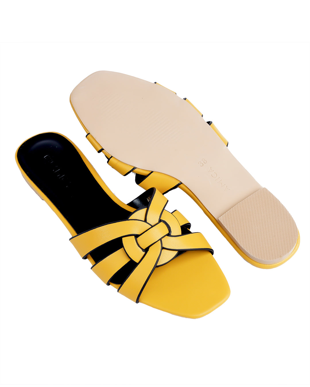 Amica Azra Mustard Sandals