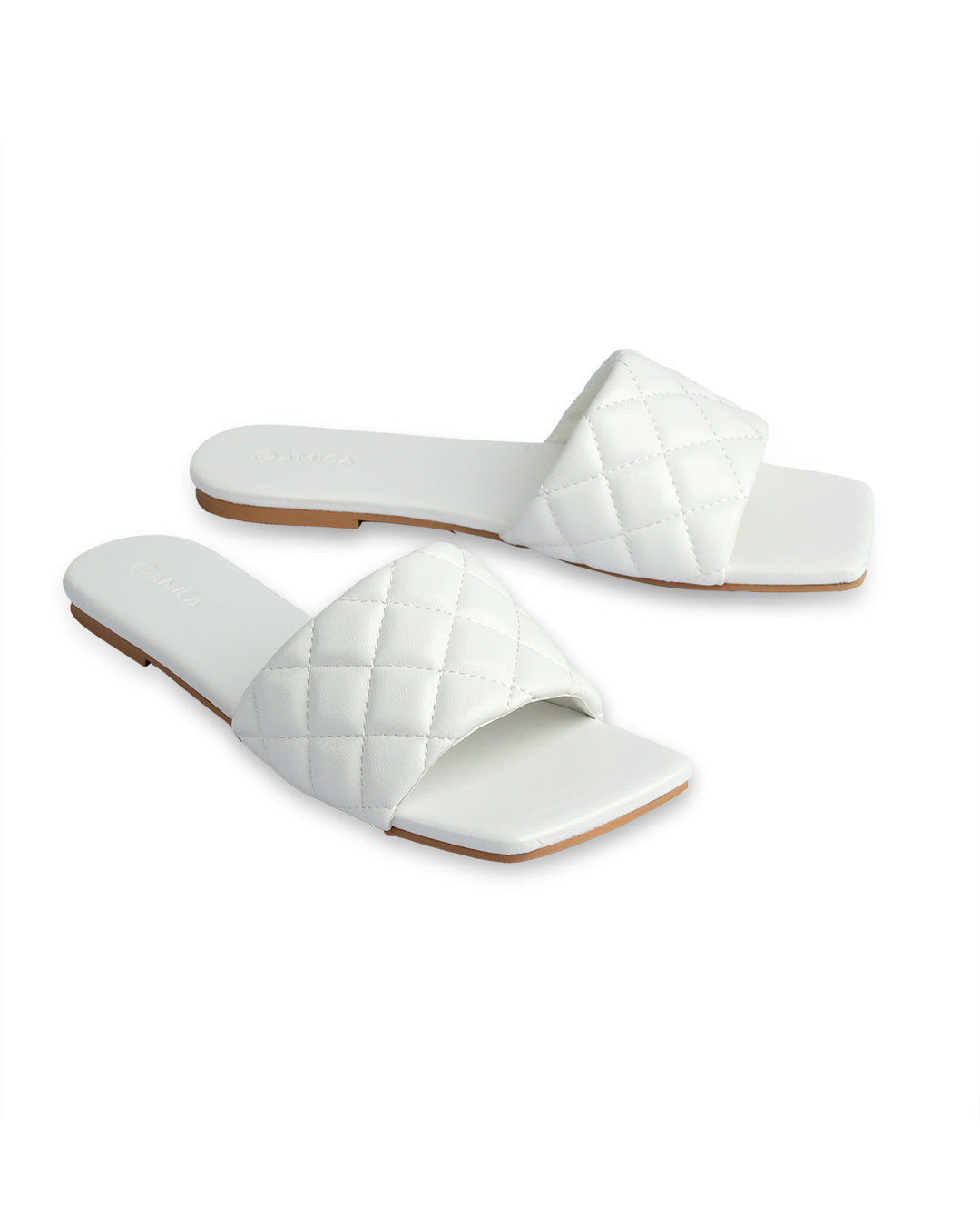 Amica Allegra White Sandals