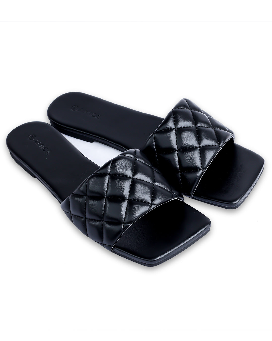 Amica Allegra Black Sandals