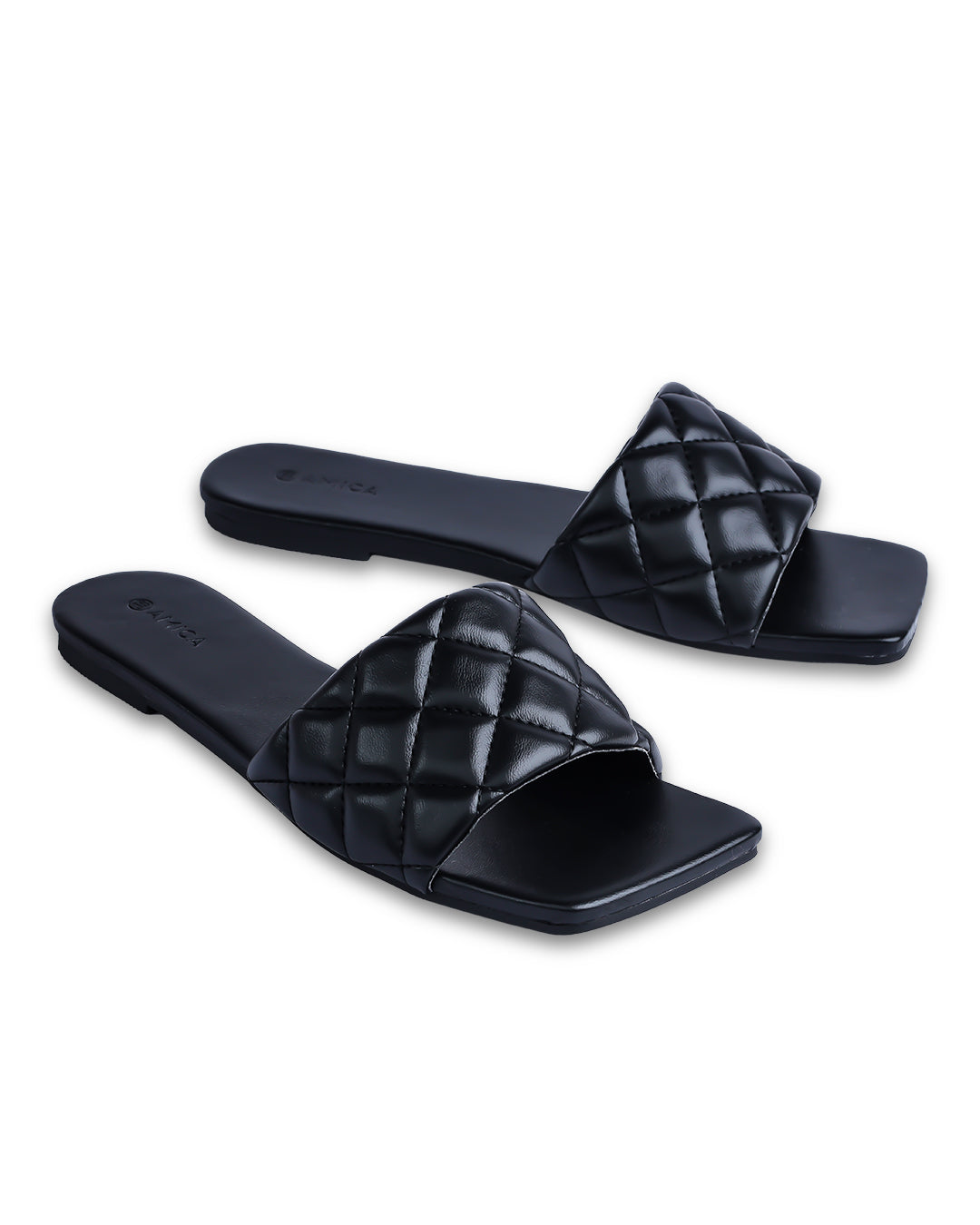 Amica Allegra Black Sandals