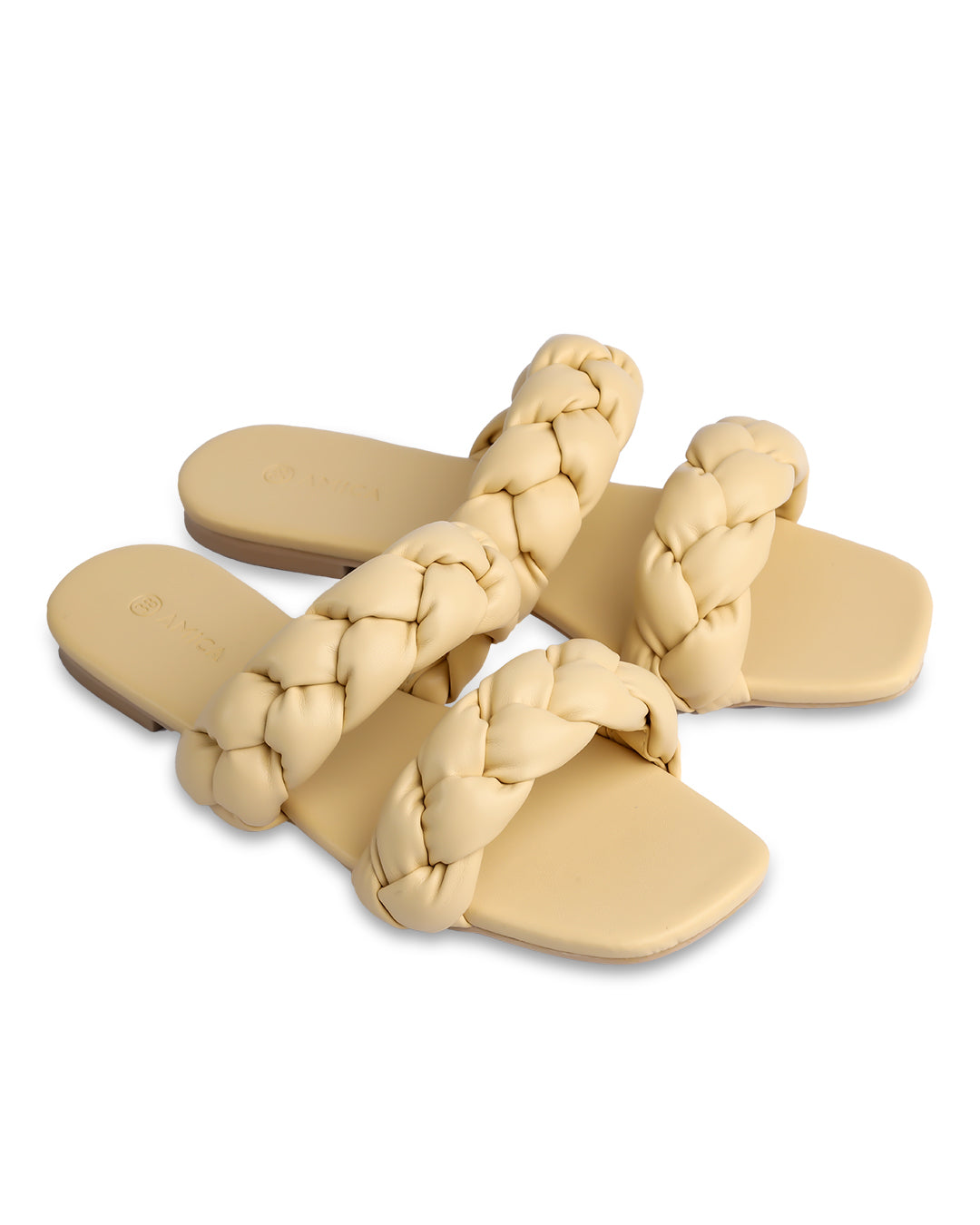 Amica Cara Butter Yellow Sandals