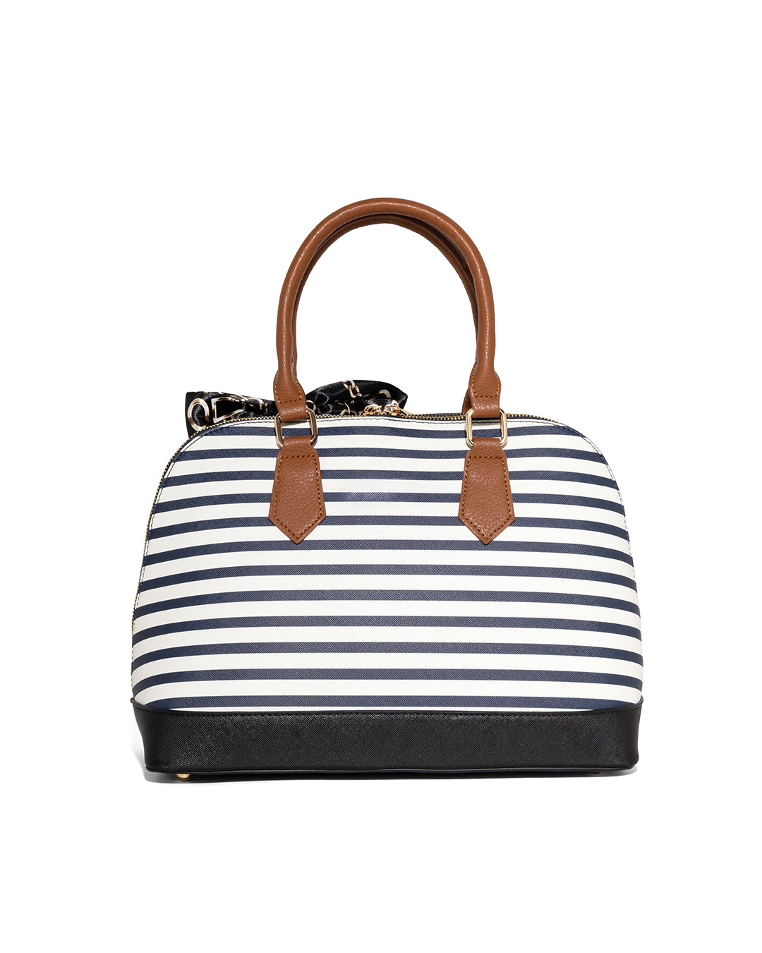 AMICA Balia Navy Blue Stripes Ladies Handbag