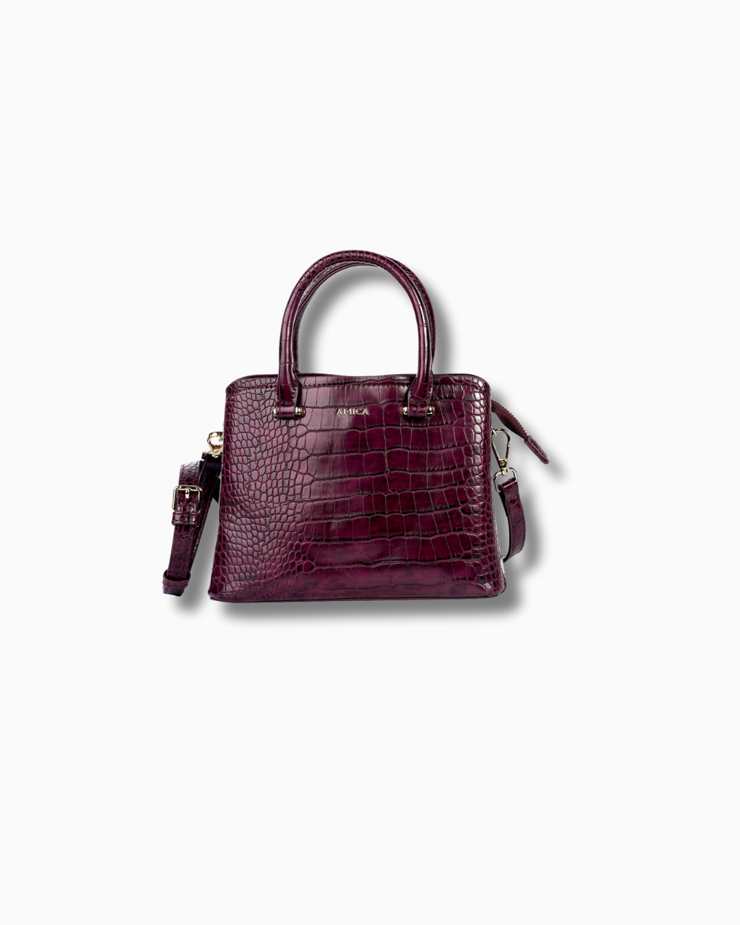 Amica Daphne Plum Red Crossbody Bag