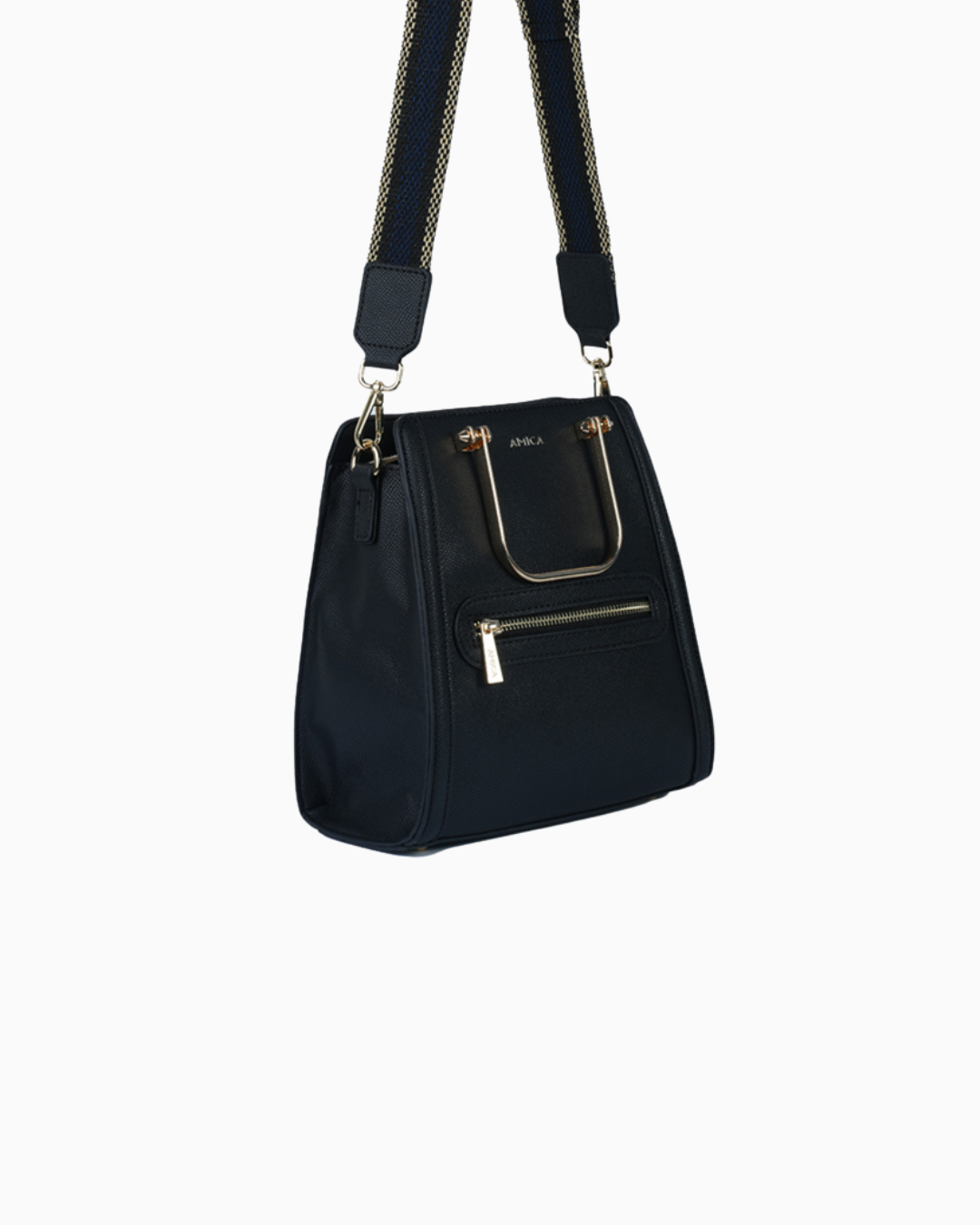 Amica Aurelia Black Ladies Crossbody Bag