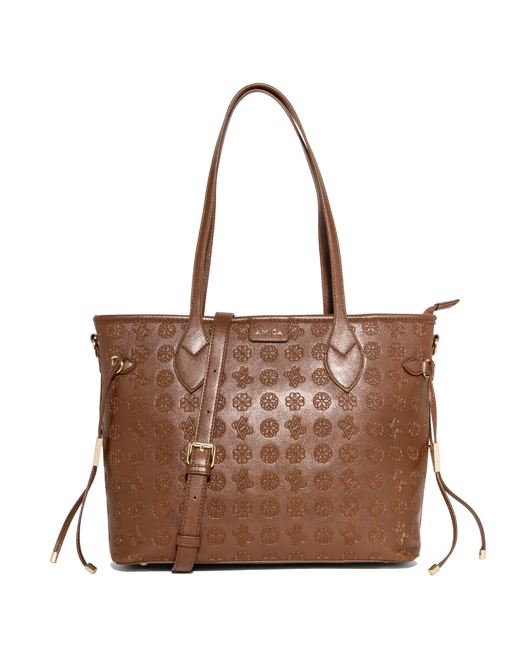 Amica Zaila Coffee Brown Tote Bag