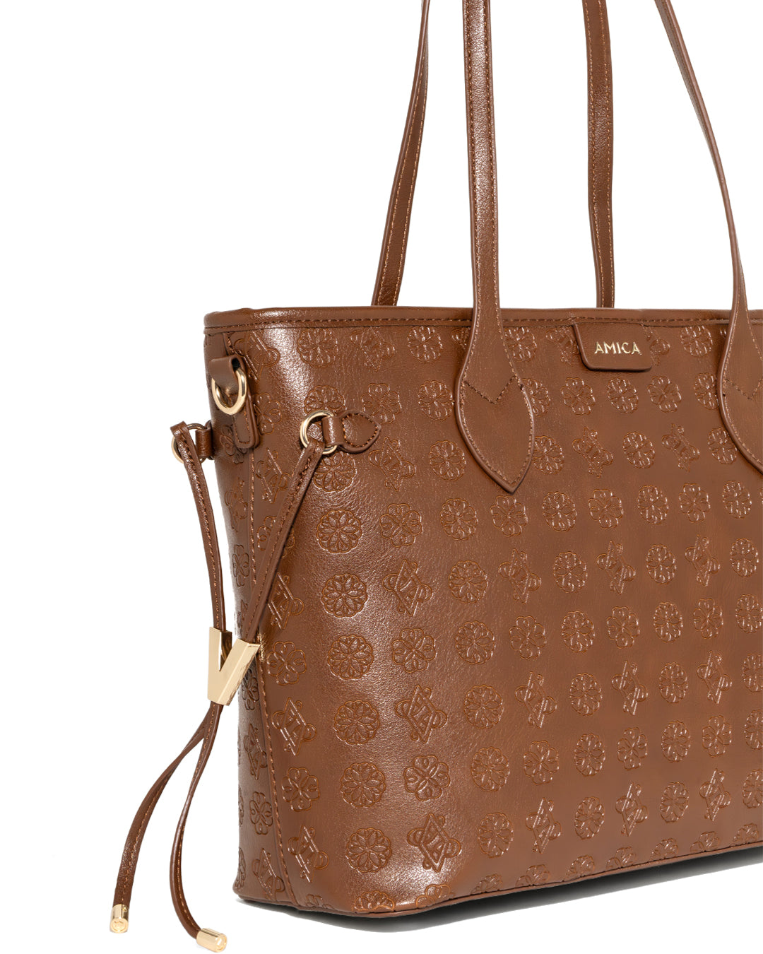 Amica Zaila Coffee Brown Tote Bag