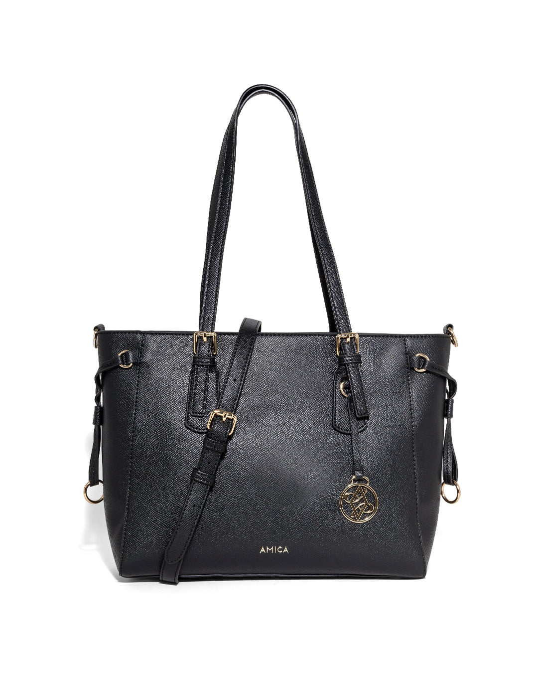 Amica Colette Black Tote Bag