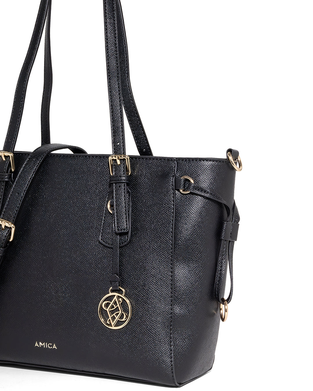 Amica Colette Black Tote Bag