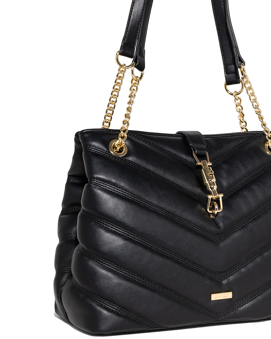 Amica Amelie Black Tote Bag