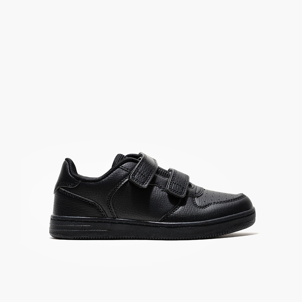 Amica Double Velcro Trainer Shoes - Black
