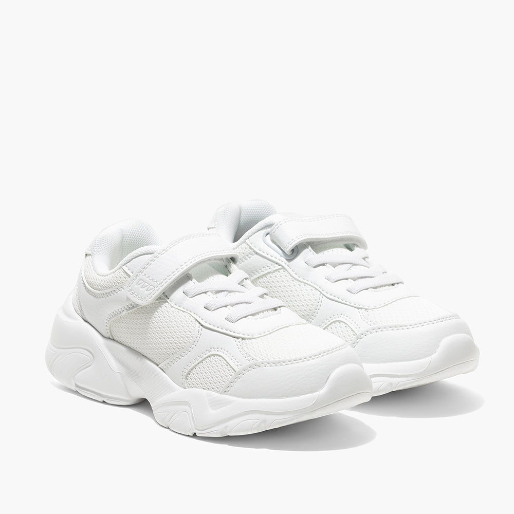 Amica Single Velcro Sports Shoes - White