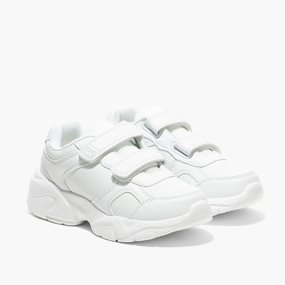 Amica Double Velcro Sports Shoes - White