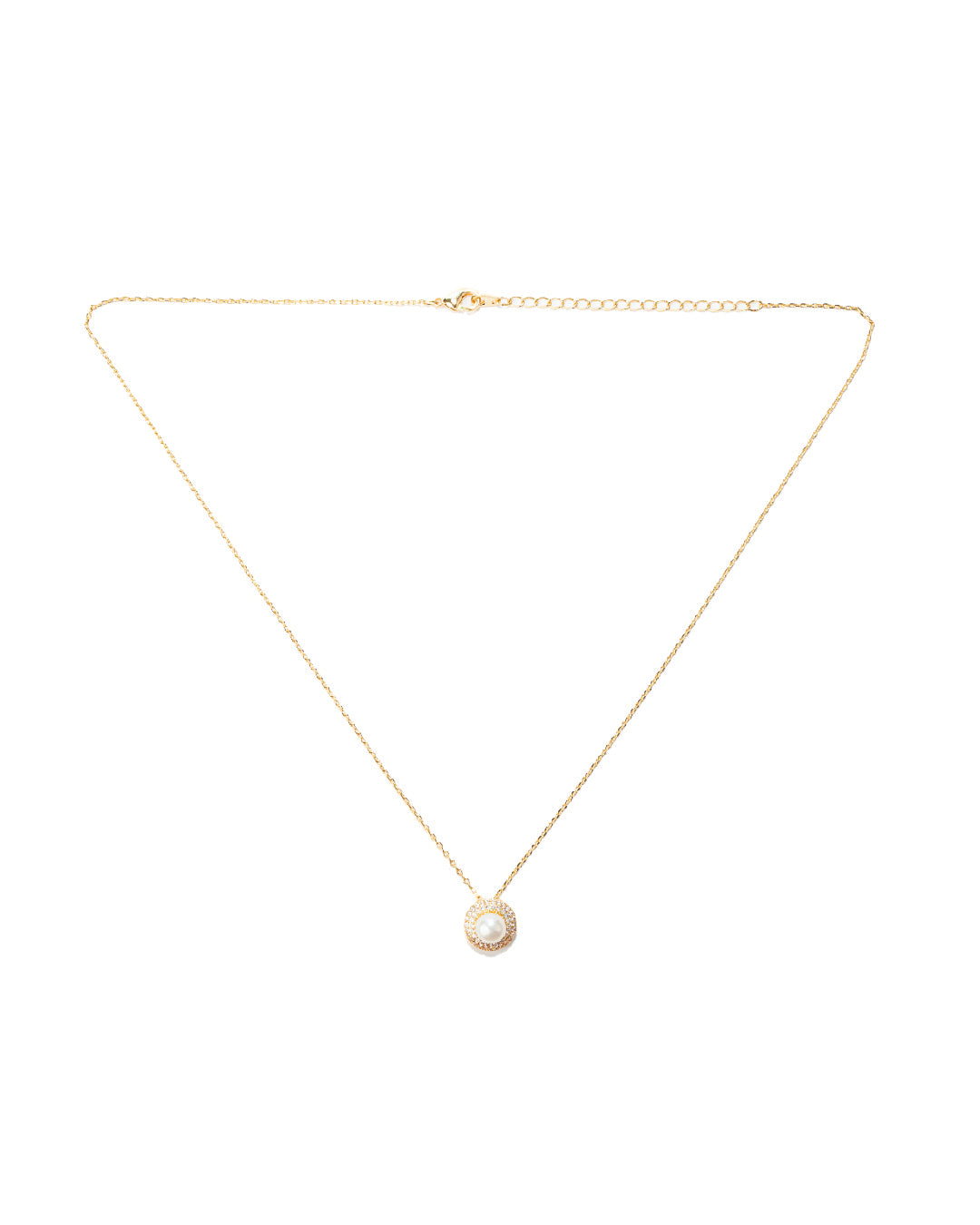 Amica Light Gold Metallic Gold-Plated Chain