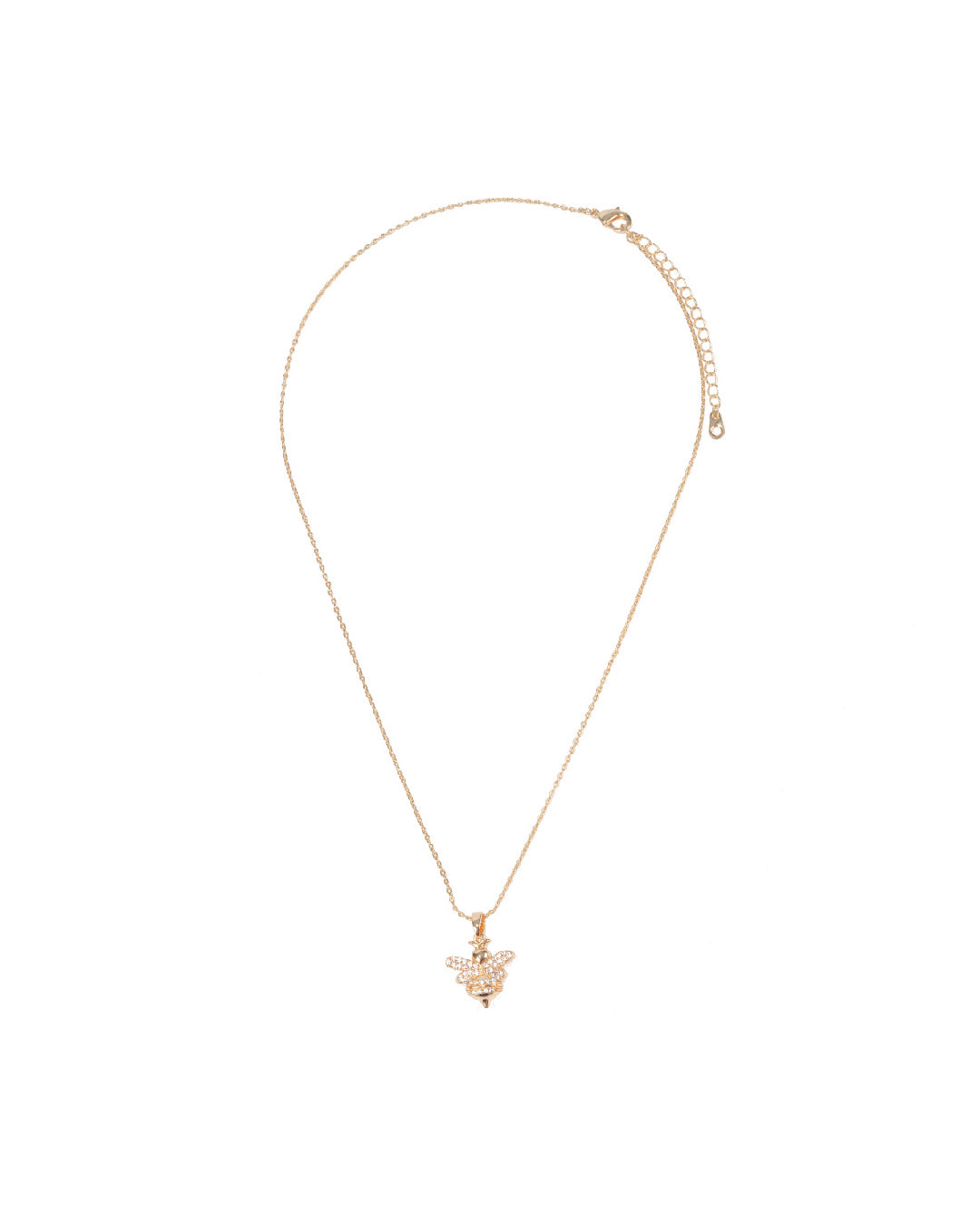 Amica Light Gold Metallic Gold-Plated Chain