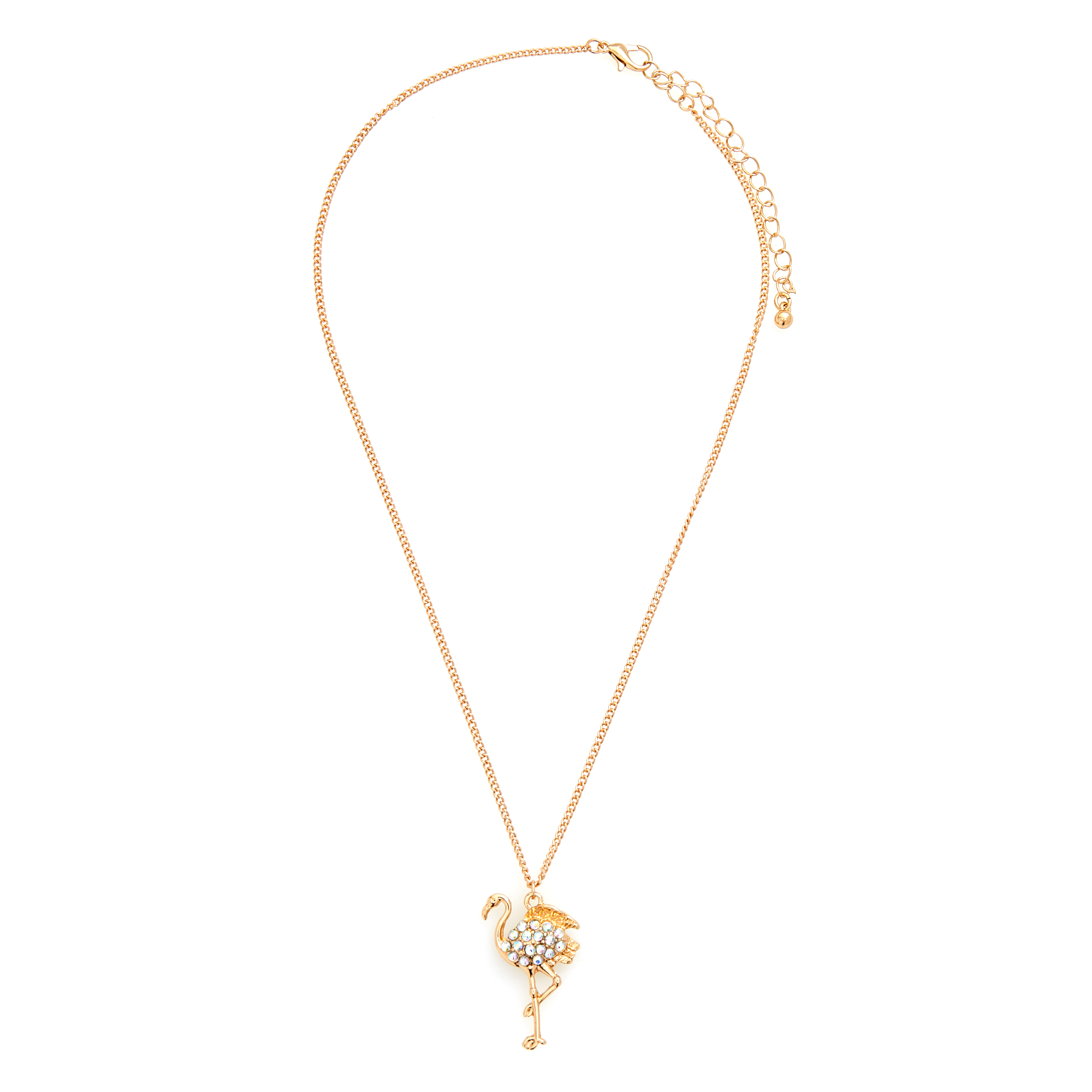 Amica Light Gold Metallic Gold-Plated Chain