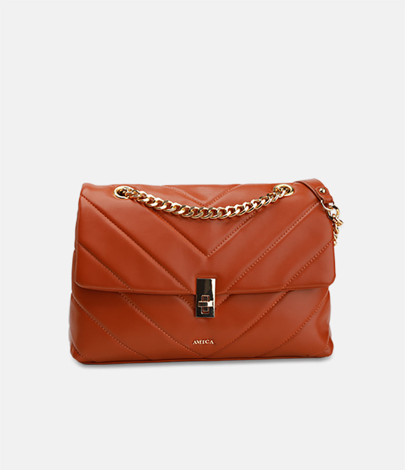 Amica Adelina Tan Crossbody Bag