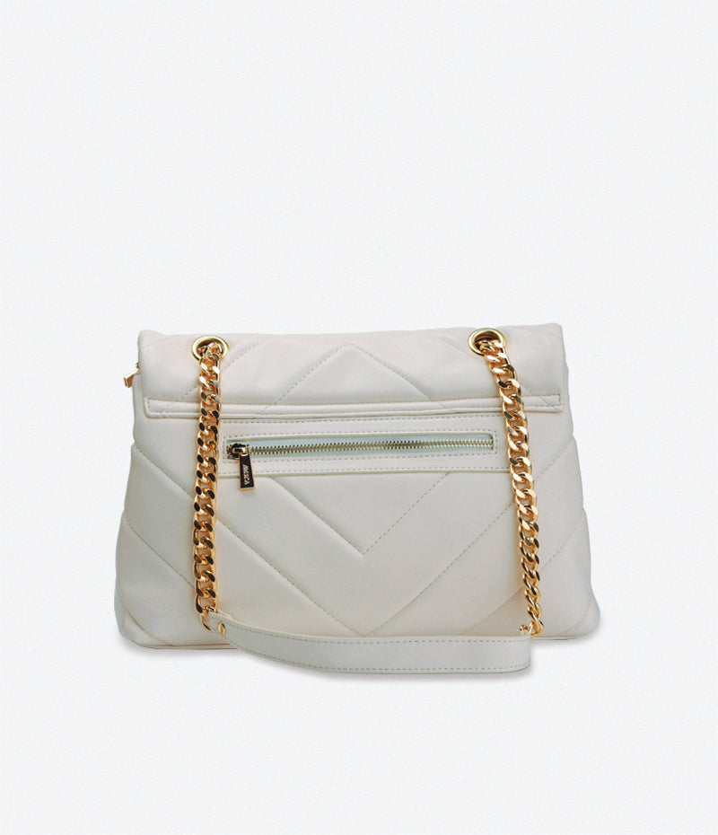 Amica Adelina Off White Crossbody Bag