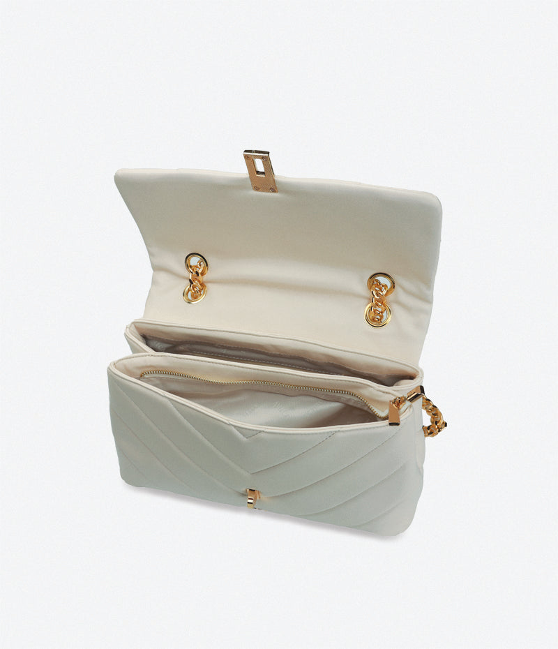 Amica Adelina Off White Crossbody Bag