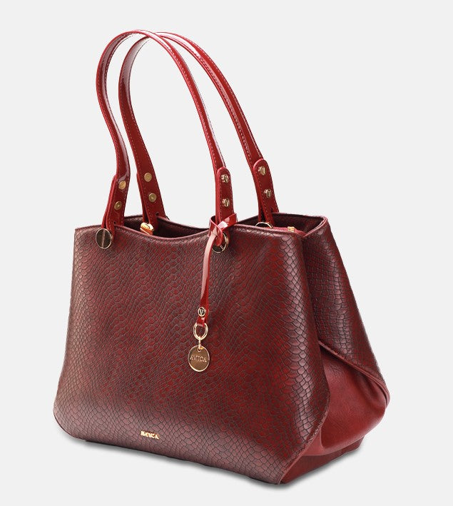 AMICA Amada Wine Red Handbag