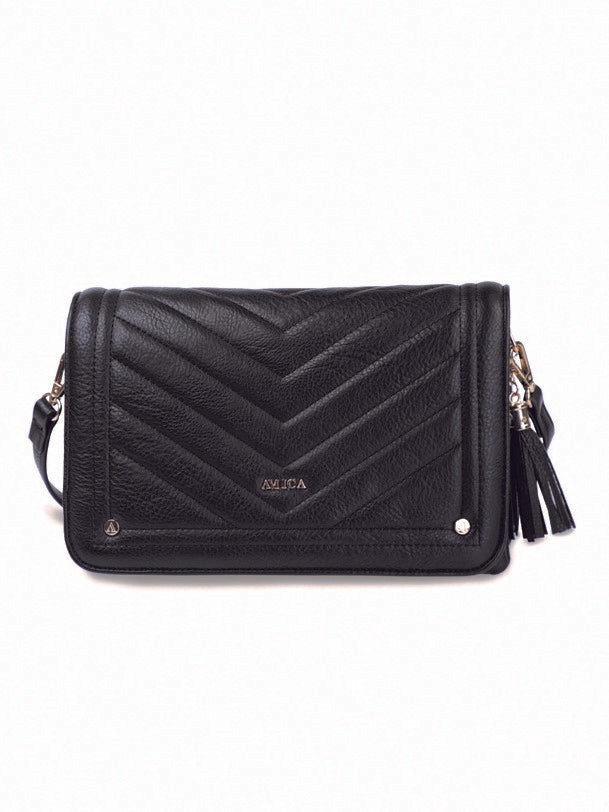 Amica Camila Black Crossbody Bag