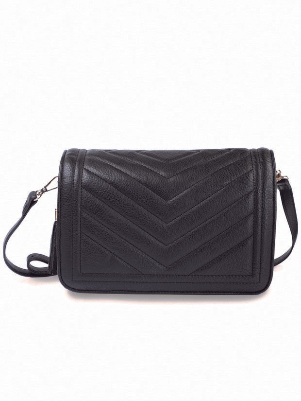 Amica Camila Black Crossbody Bag