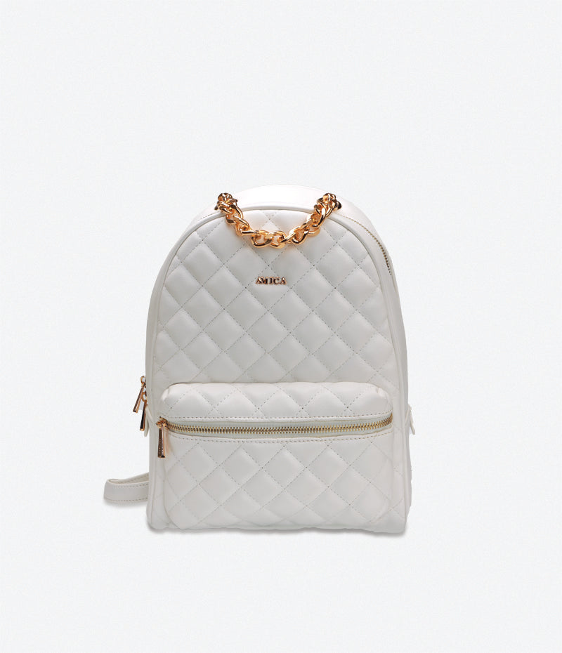 Amica Estela White Backpacks