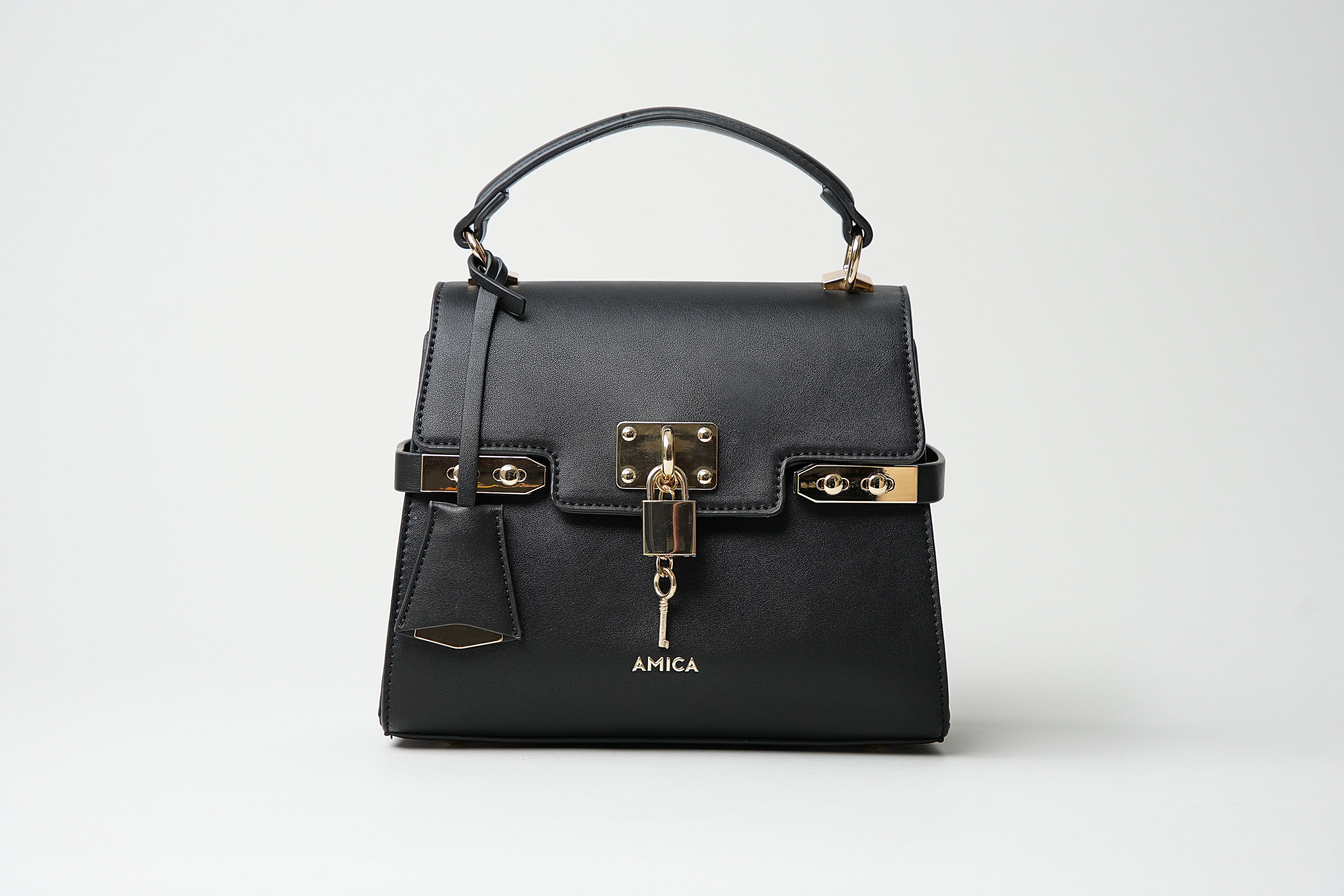 Amica Paola Black Mini Bag