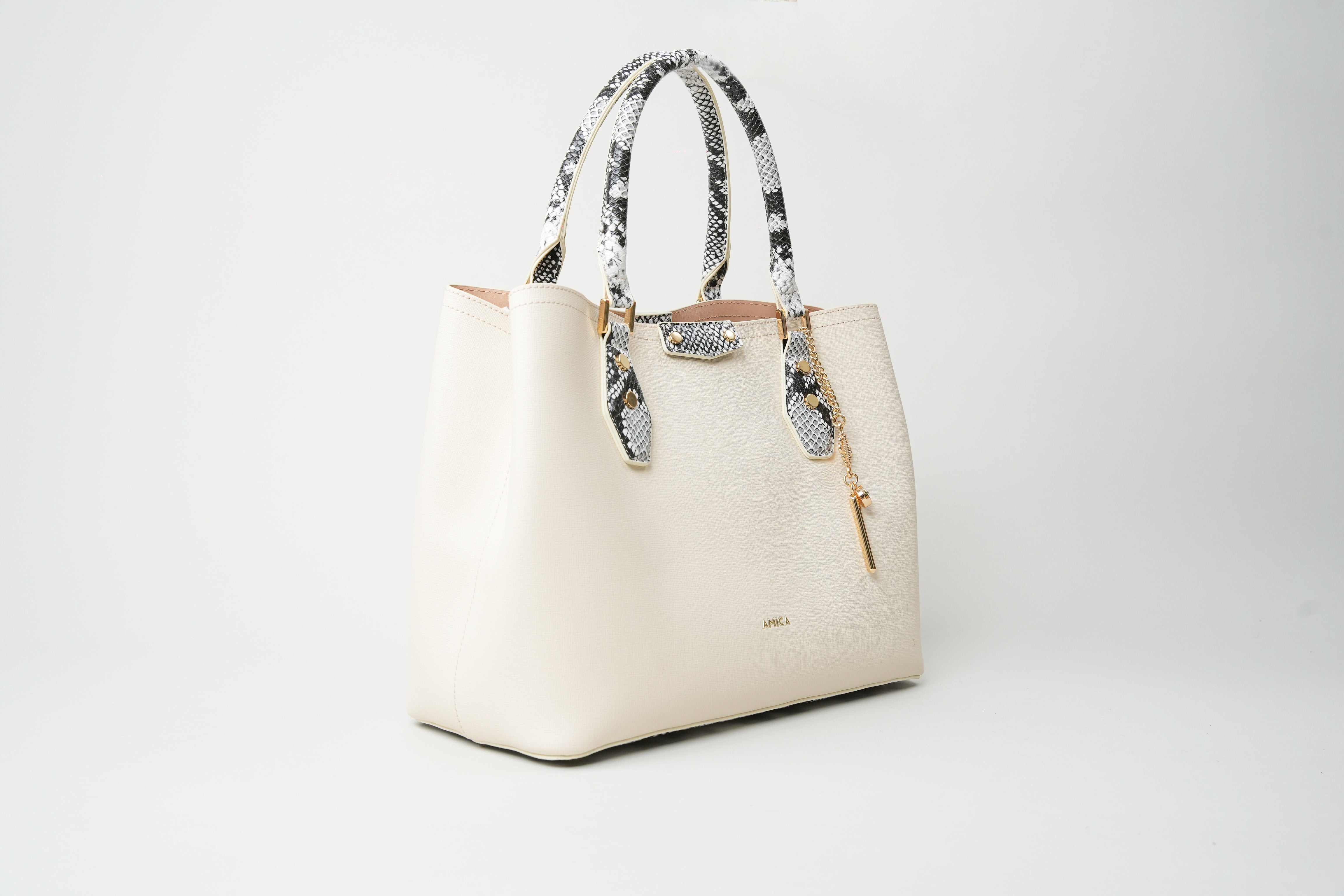 AMICA Celestina Beige Ladies Handbag