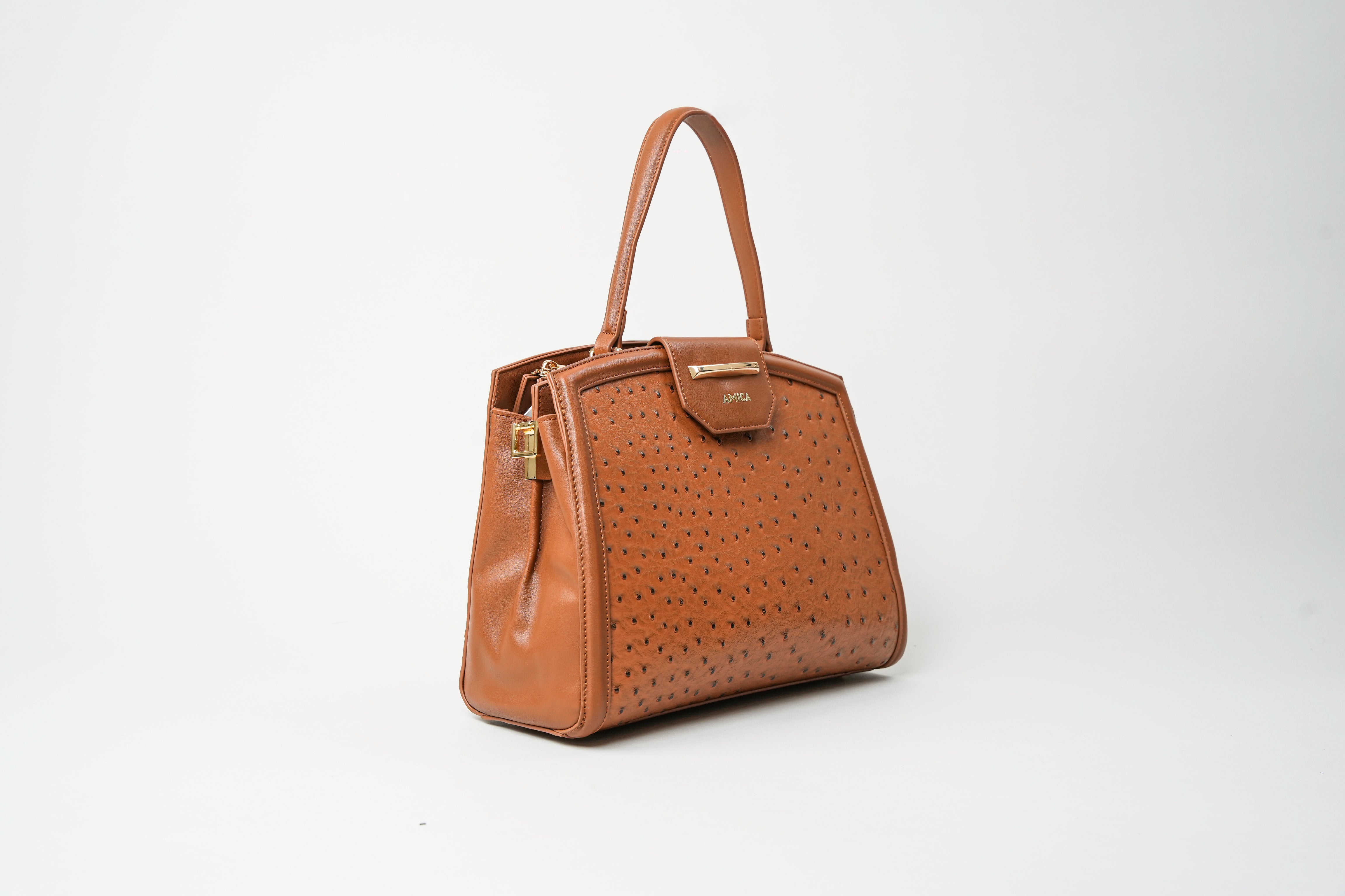 AMICA Beronia Tan Ladies Handbag