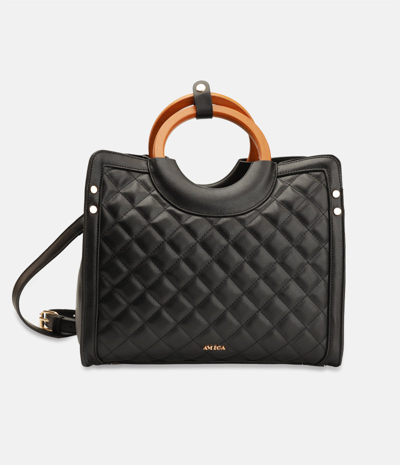 AMICA Ramona Black Ladies Handbag